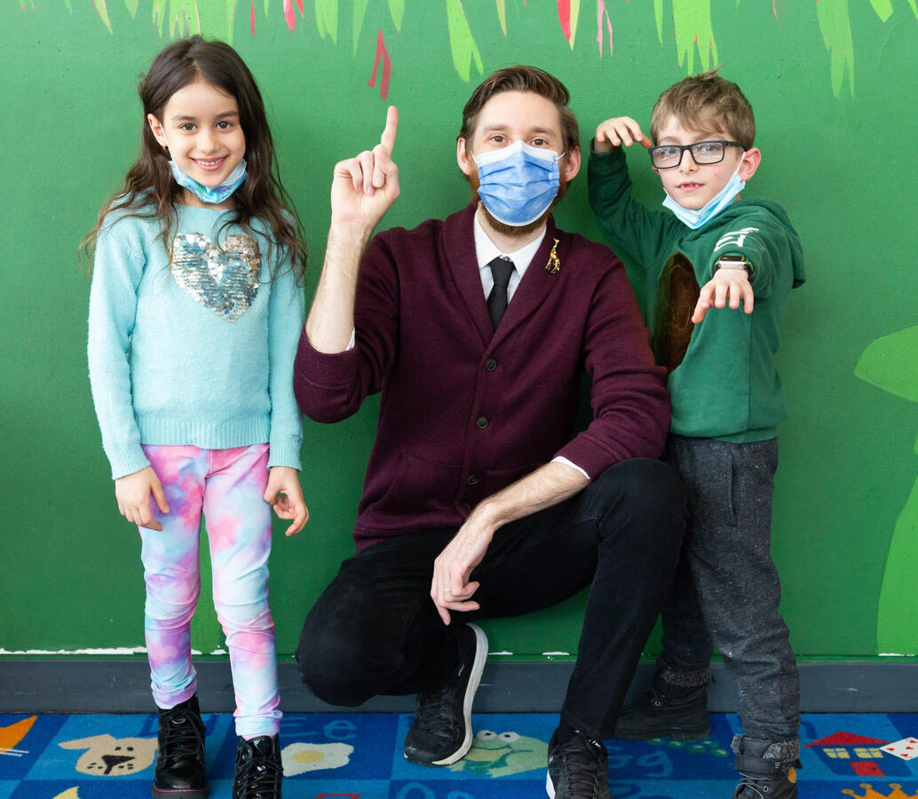 After a March Break performance at the Keshen Goodman Public Library After a March Break performance at the Keshen Goodman Public Library